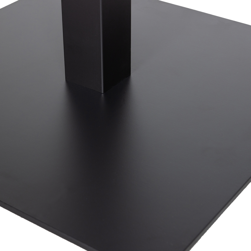 BISTRO SQUARE TUBE LEG METAL LEG MATT BLACK 72x50x50CM