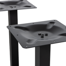 Cargar imagen en el visor de la galería, BISTRO DOUBLE SQUARE TUBE LEG METAL MATT BLACK 72x80x40CM