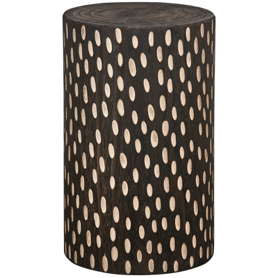 PERRY STOOL WOOD DARK BROWN