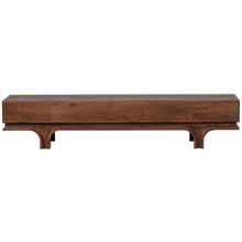 Laden Sie das Bild in den Galerie-Viewer, STAES TV UNIT 3 DRAWERS MANGO WOOD WALNUT