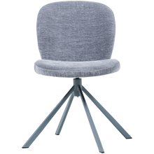 Laden Sie das Bild in den Galerie-Viewer, FEMKE DINING CHAIR CHENILLE BLUE