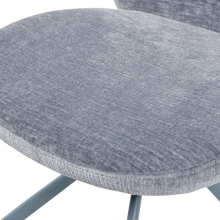 Laden Sie das Bild in den Galerie-Viewer, FEMKE DINING CHAIR CHENILLE BLUE