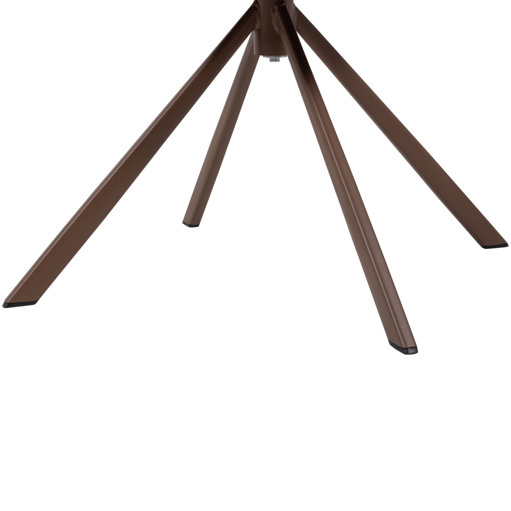 FEMKE DINING CHAIR CHENILLE BROWN