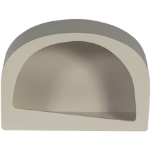 Laden Sie das Bild in den Galerie-Viewer, NOAM WALL DECO HALF ROUND WOOD DUST 15x35x24CM