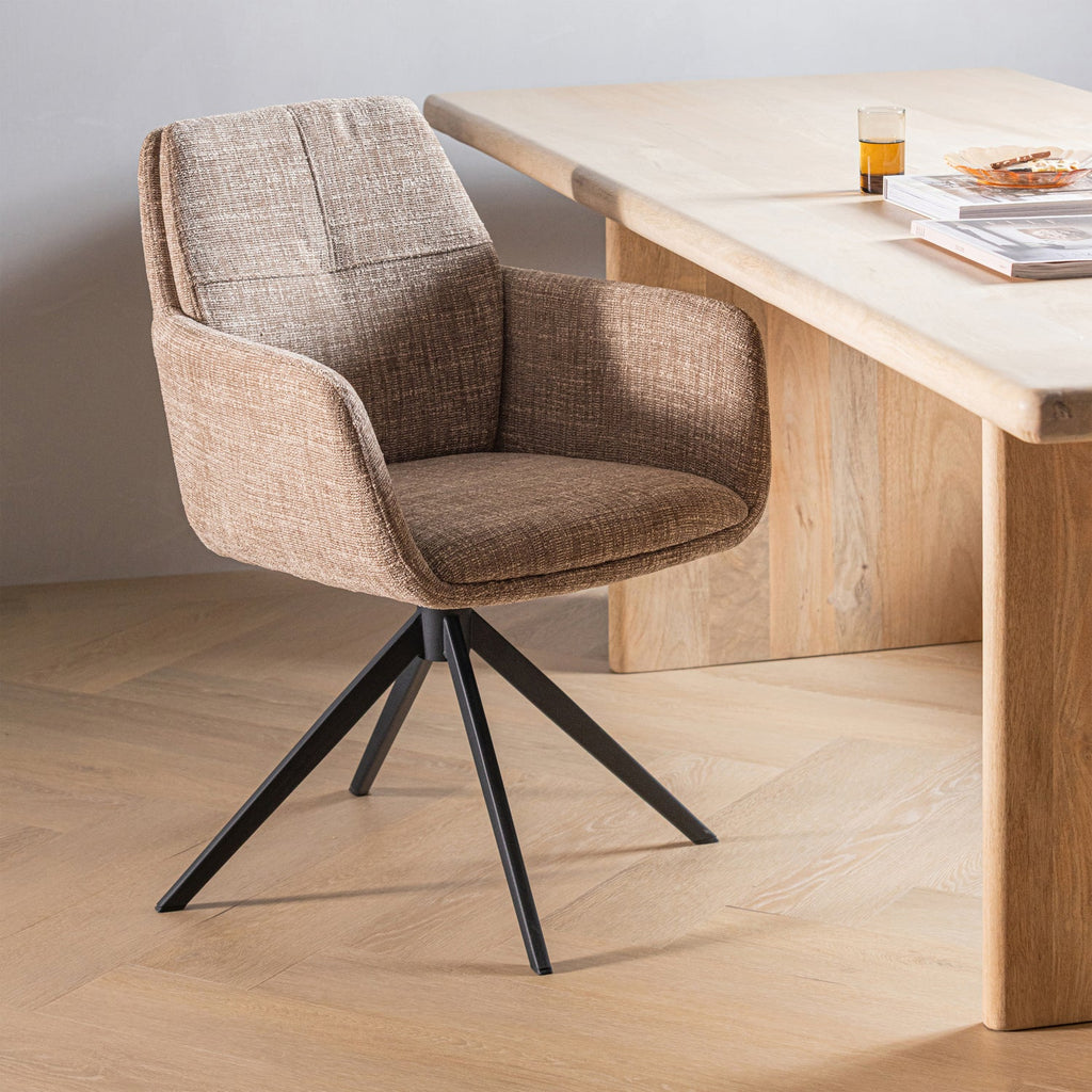 GRANT DINING CHAIR SAND MELANGE [fsc]