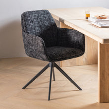 Load image into Gallery viewer, GRANT DINING CHAIR BLACK MELANGE [fsc]