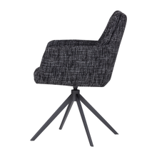 Load image into Gallery viewer, GRANT DINING CHAIR BLACK MELANGE [fsc]