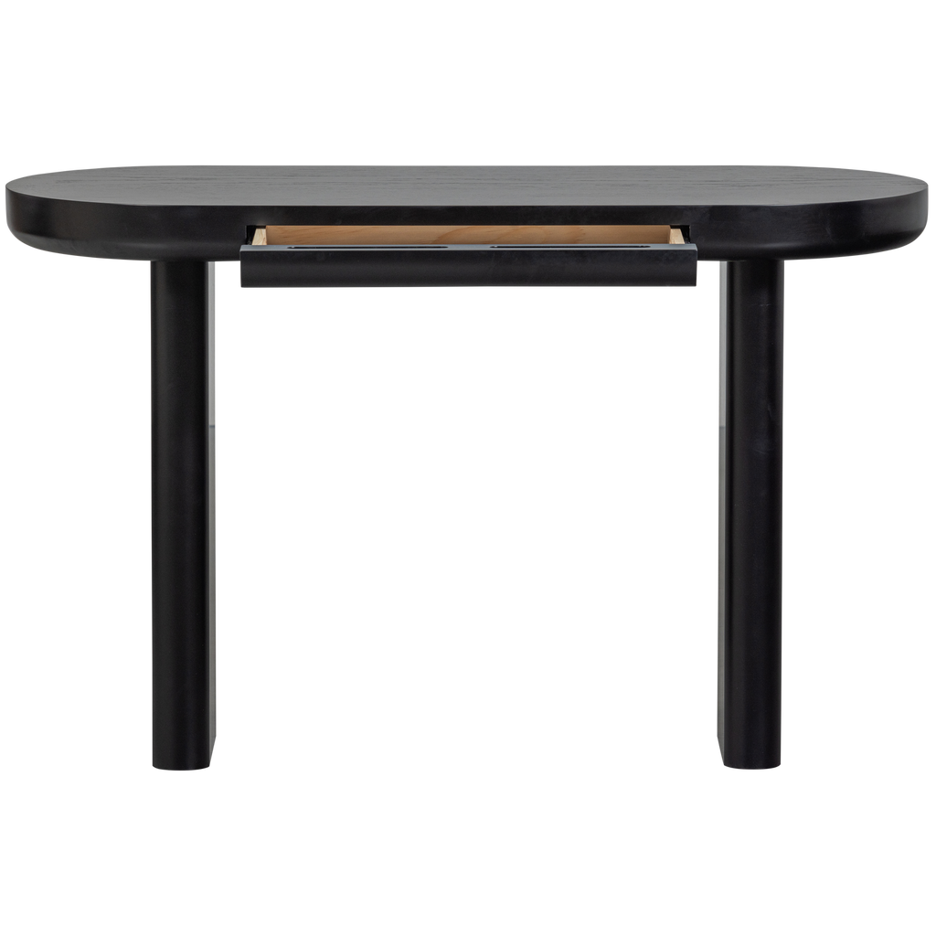 MAEL DESK/SIDETABLE VENEER BLACK