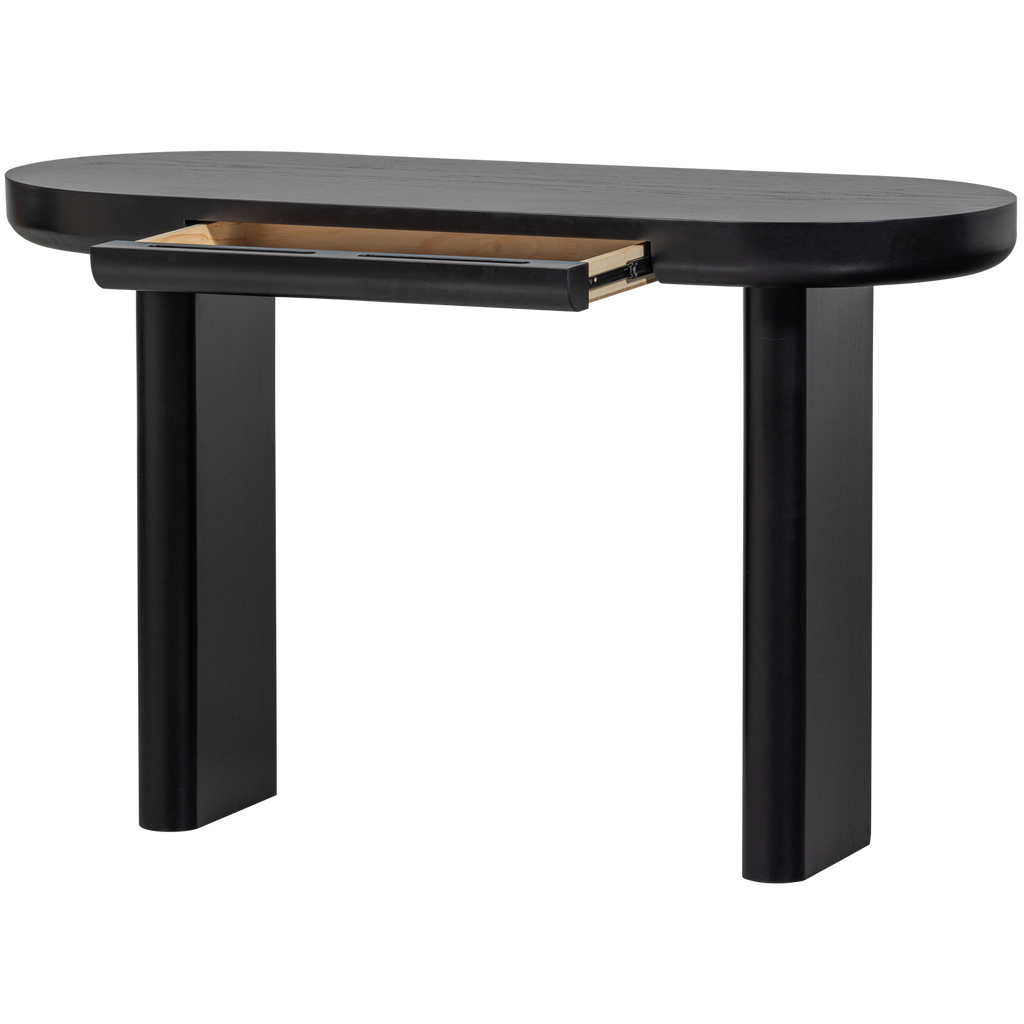 MAEL DESK/SIDETABLE VENEER BLACK
