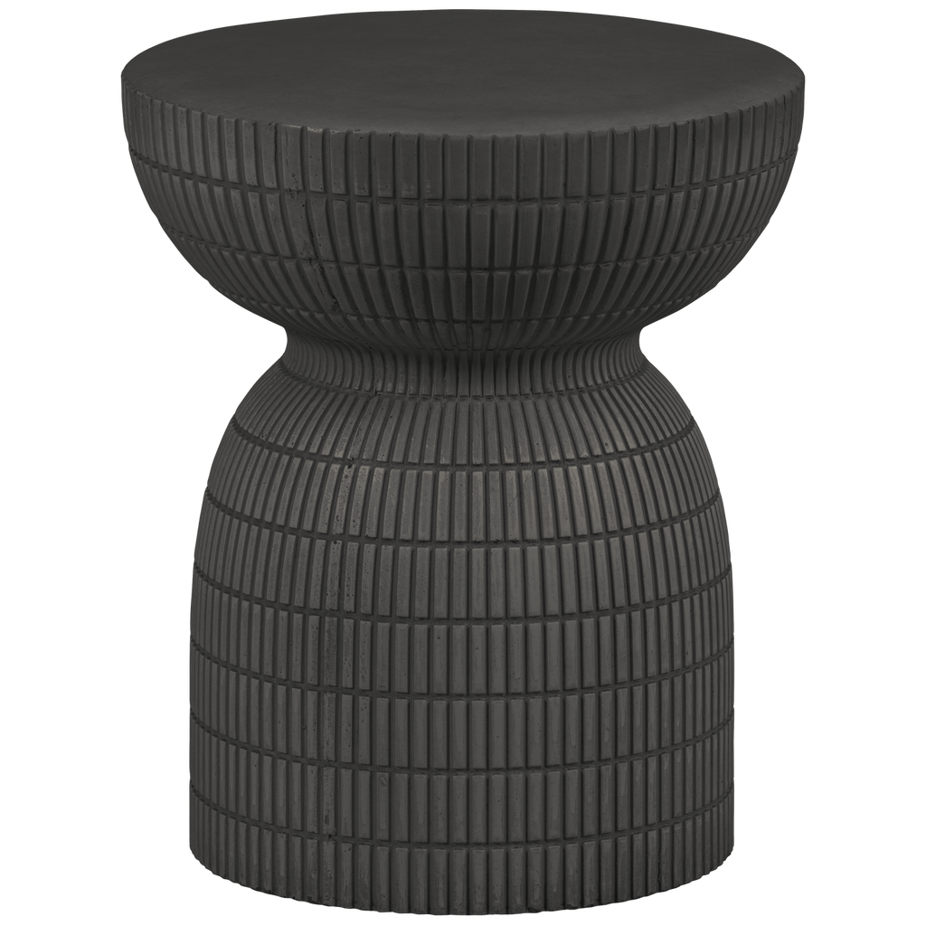 SAMSON COFFEE TABLE CONCRETE LOOK COFFEE 44xO37CM