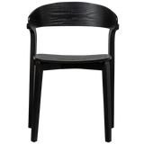 CRAS DINING CHAIR ASH VENEER BLACK