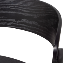 Cargar imagen en el visor de la galería, CRAS DINING CHAIR ASH VENEER BLACK