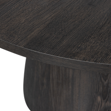 Laden Sie das Bild in den Galerie-Viewer, MAAN COFFEE TABLE MDF DARK BROWN 45xO60CM