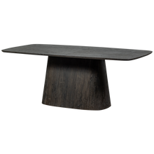 Load image into Gallery viewer, LEAH DINING TABLE MDF DARK BROWN 200x105CM