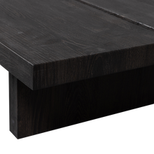 Laden Sie das Bild in den Galerie-Viewer, LION COFFEE TABLE MDF DARK BROWN 140x60CM