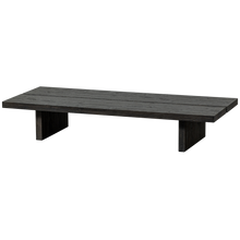 Laden Sie das Bild in den Galerie-Viewer, LION COFFEE TABLE MDF DARK BROWN 140x60CM