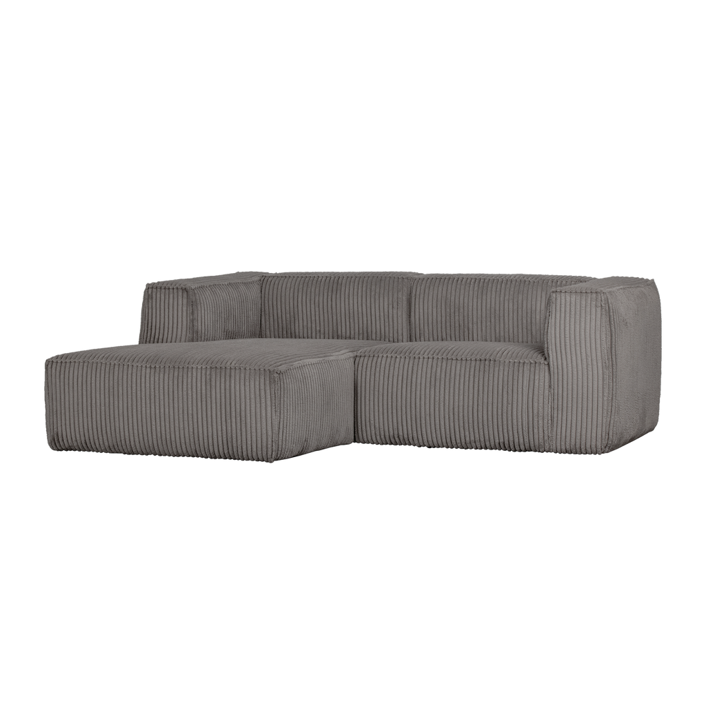 BEAN CHAISE LONGUE SOFA LEFT RIB FABRIC TERRAZZO