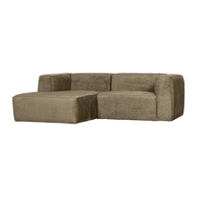Load image into Gallery viewer, BEAN CHAISE LONGUE SOFA LEFT STRUCTURE VELVET SPICES
