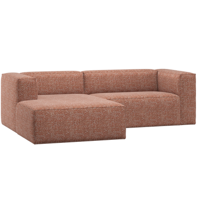 BEAN CHAISE LONGUE SOFA LEFT TERRA MELANGE