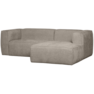 BEAN CHAISE LONGUE SOFA RIGHT CHUNKY MELANGE TRAVERTIN
