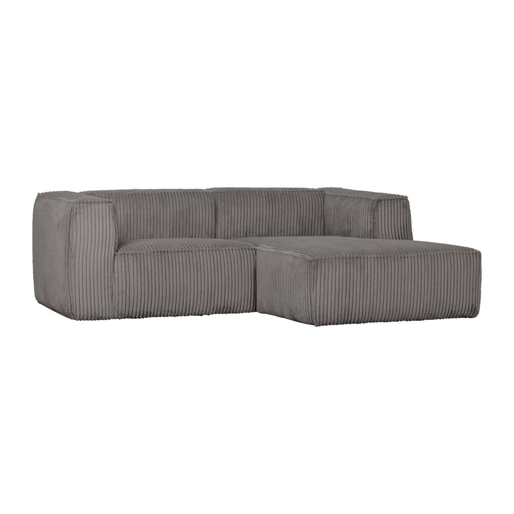 BEAN CHAISE LONGUE SOFA RIGHT RIB FABRIC TERRAZZO