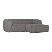 Laden Sie das Bild in den Galerie-Viewer, BEAN CHAISE LONGUE SOFA RIGHT RIB FABRIC TERRAZZO