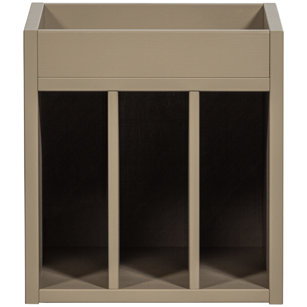 TURNER RECORD CABINET PINE MUD [fsc]