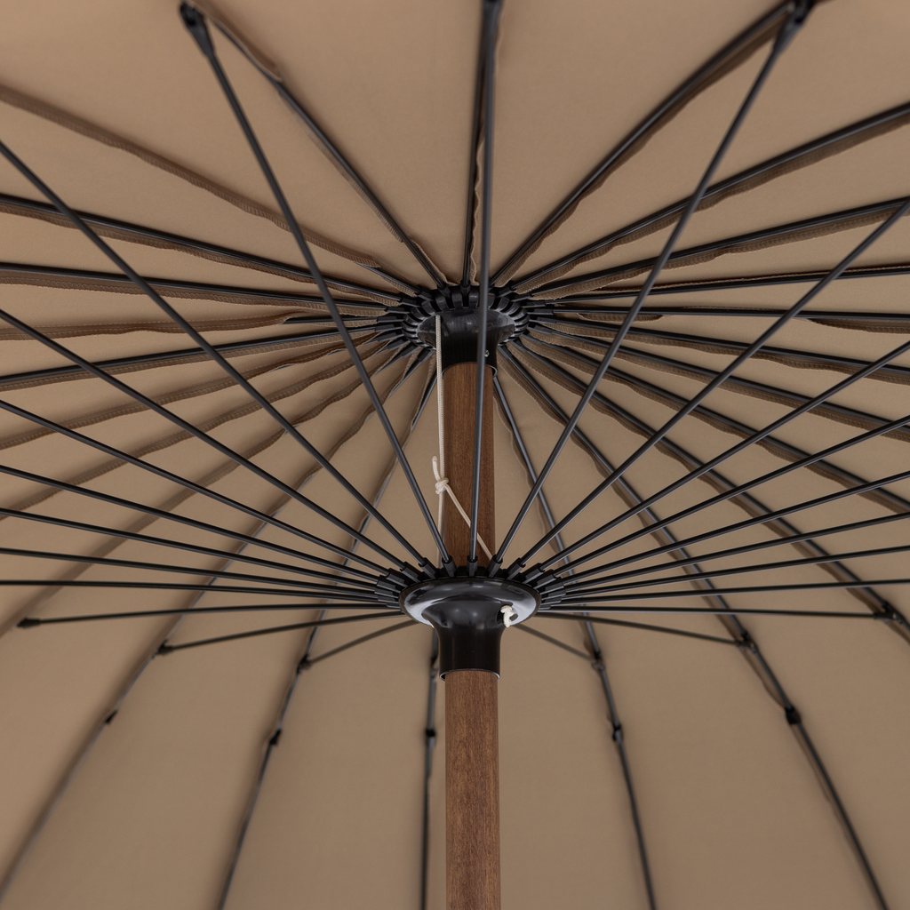 MONICA GARDEN PARASOL SAND/GREEN O280CM