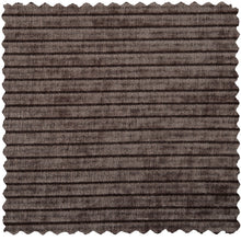 Charger l'image dans la galerie, MOJO CHAISE LONGUE SOFA RIGHT RIB FABRIC BROWN