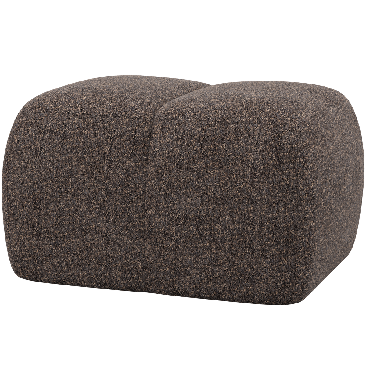 MOJO POUF WOOLLY BROWN