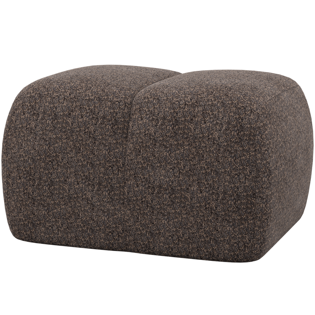 MOJO POUF WOOLLY BROWN