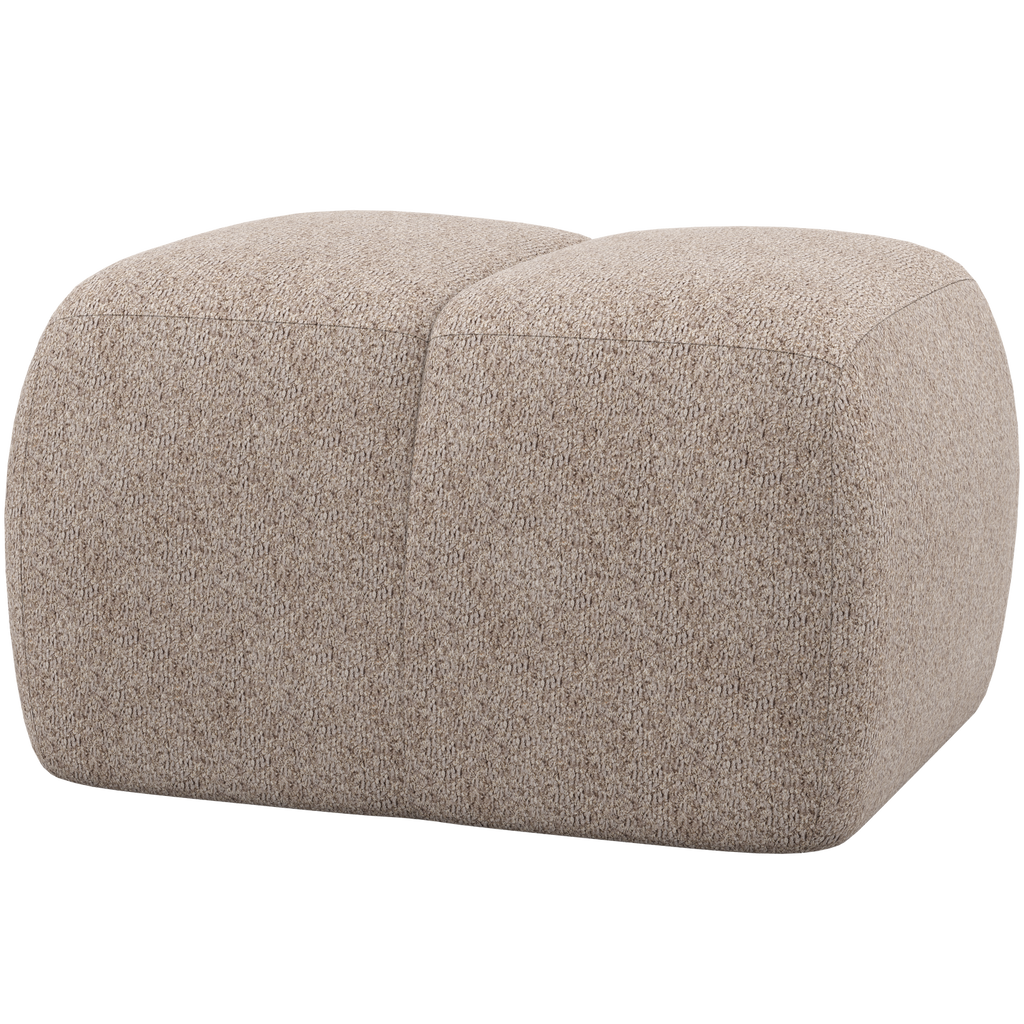 MOJO POUF WOOLLY DARK SAND