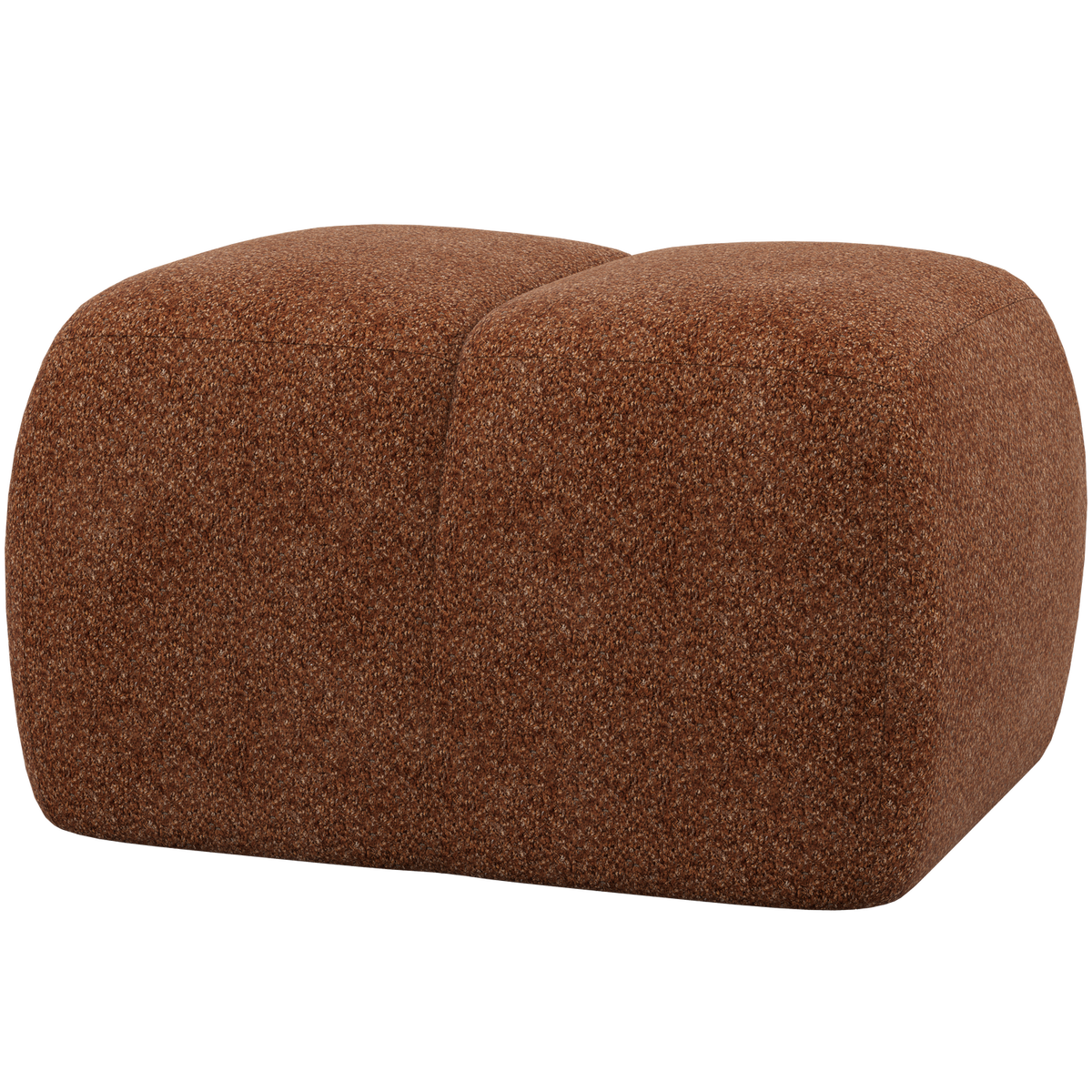 MOJO POUF WOOLLY RUST BROWN – BOIS BLANC HOME