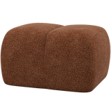 MOJO POUF WOOLLY RUST BROWN
