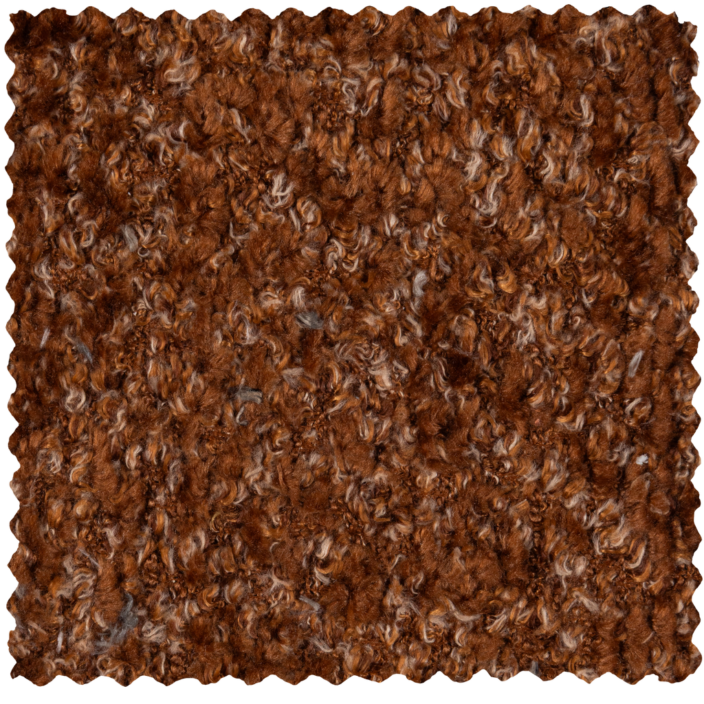MOJO 2-SEATER BENCH LEFT WOOLLY RUST BROWN