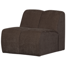 Laden Sie das Bild in den Galerie-Viewer, MOJO 1-SEATER ELEMENT RIB FABRIC BROWN