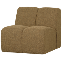 Laden Sie das Bild in den Galerie-Viewer, MOJO 1-SEATER ELEMENT BOUCLE YELLOW/BROWN MELANGE