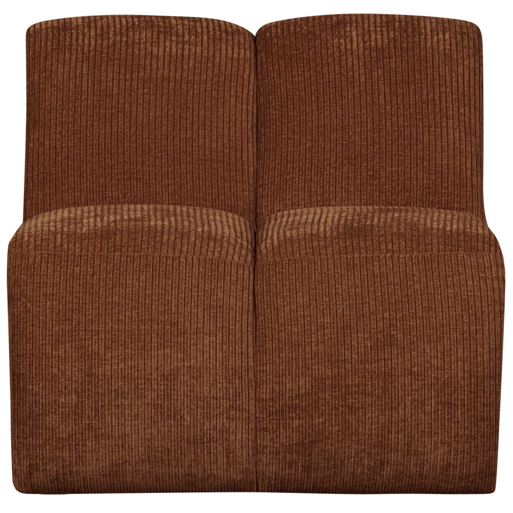 MOJO 1-SEATER ELEMENT RIB FABRIC RUST BROWN
