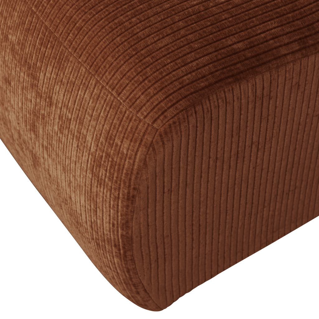 MOJO 1-SEATER ELEMENT RIB FABRIC RUST BROWN