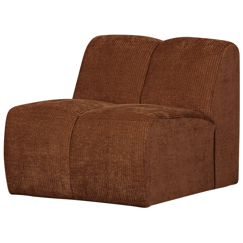 MOJO 1-SEATER ELEMENT RIB FABRIC RUST BROWN