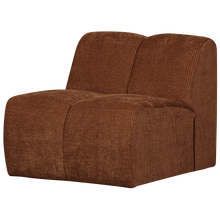 Laden Sie das Bild in den Galerie-Viewer, MOJO 1-SEATER ELEMENT RIB FABRIC RUST BROWN