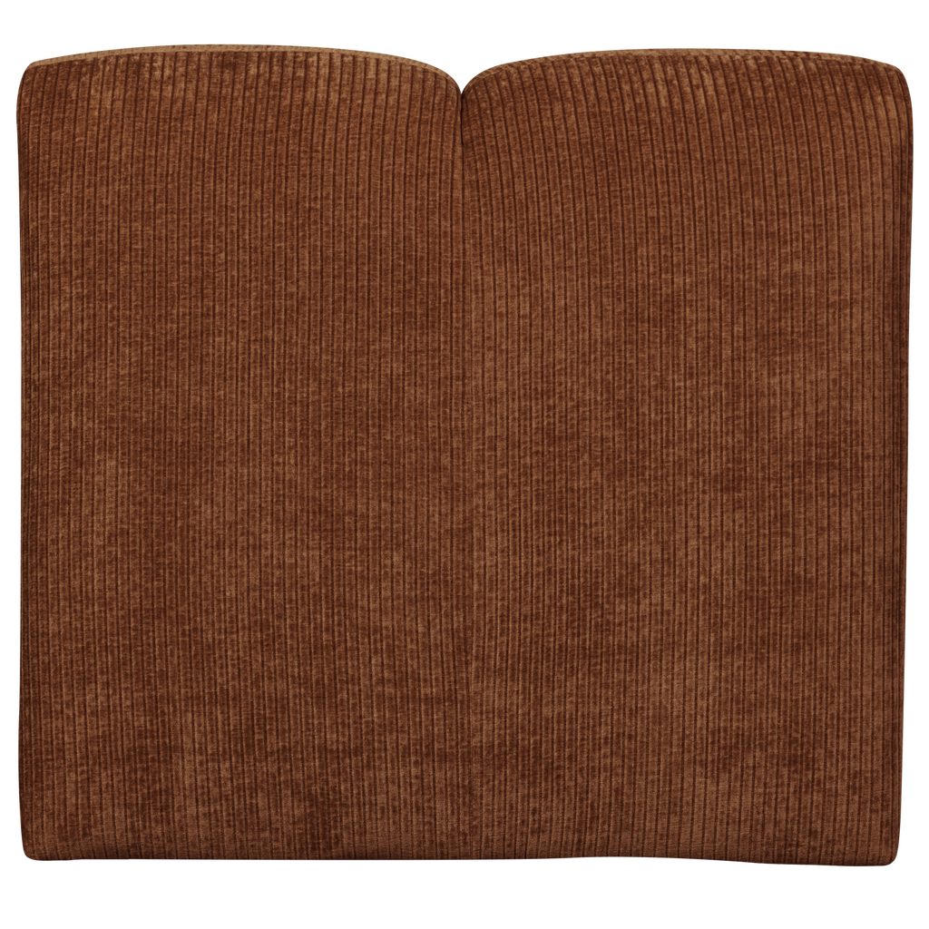 MOJO 1-SEATER ELEMENT RIB FABRIC RUST BROWN