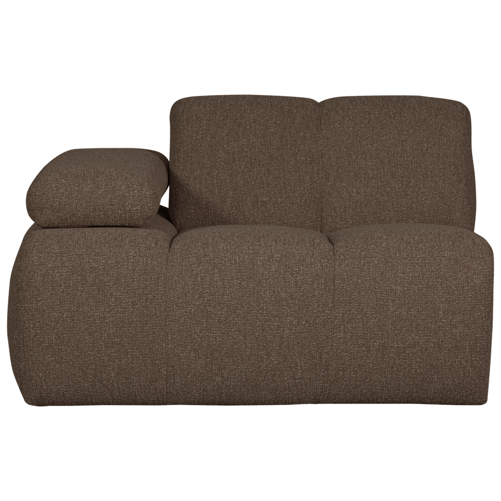 MOJO 1-SEATER ELEMENT ARM LEFT BOUCLE BROWN MELANGE
