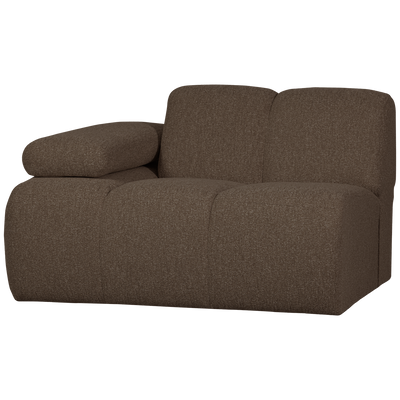 MOJO 1-SEATER ELEMENT ARM LEFT BOUCLE BROWN MELANGE