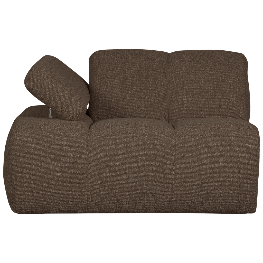 MOJO 1-SEATER ELEMENT ARM LEFT BOUCLE BROWN MELANGE