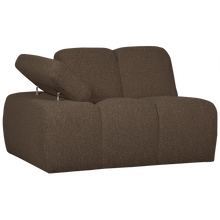 Laden Sie das Bild in den Galerie-Viewer, MOJO 1-SEATER ELEMENT ARM LEFT BOUCLE BROWN MELANGE
