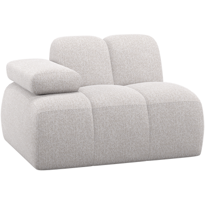MOJO 1-SEATER ELEMENT ARM LEFT BOUCLE ECRU MELANGE