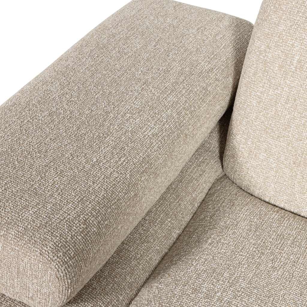 MOJO 1-SEATER ELEMENT ARM LEFT BOUCLE BEIGE MELANGE