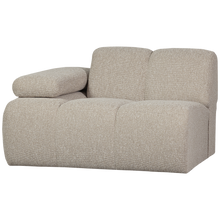 Laden Sie das Bild in den Galerie-Viewer, MOJO 1-SEATER ELEMENT ARM LEFT BOUCLE BEIGE MELANGE