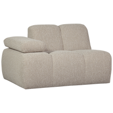 Laden Sie das Bild in den Galerie-Viewer, MOJO 1-SEATER ELEMENT ARM LEFT BOUCLE BEIGE MELANGE